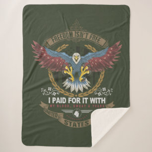 U.S. Veteran Sherpa Blanket