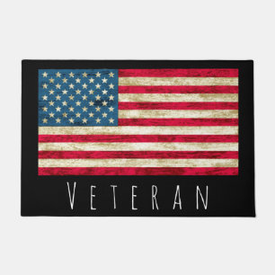 U.S. Veterans Day American Flag  Doormat