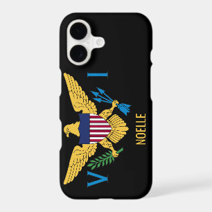U.S. Virgin Islands Flag, Black