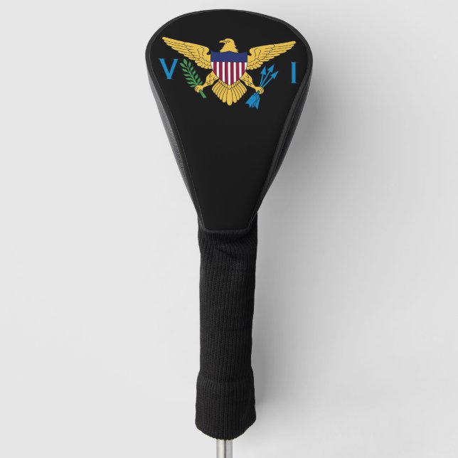 U.S. Virgin Islands Flag Golf Head Cover (Front)