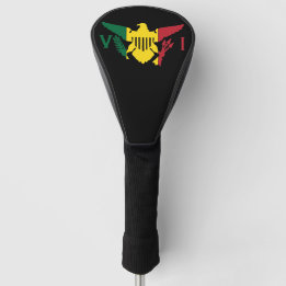 U.S. Virgin Islands Flag, Rasta Golf Head Cover