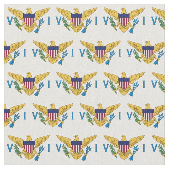U.S. Virgin Islands Flag (Small) Fabric (Close Up)