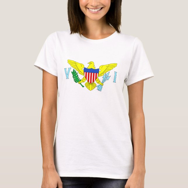 U.S. Virgin Islands Flag T-Shirt (Front)