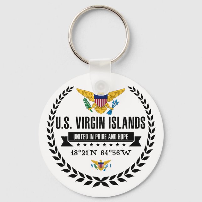 U.S. Virgin Islands Keychain (Front)