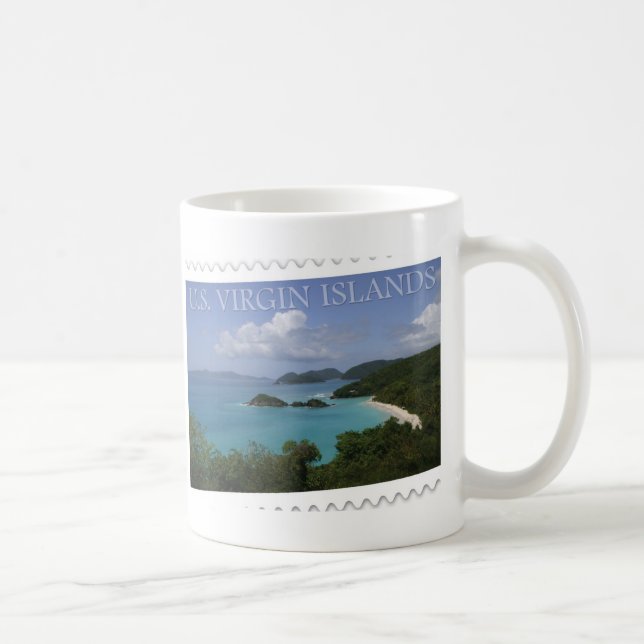 U.S. Virgin Islands - St. John's Trunk Bay Coffee Mug (Right)