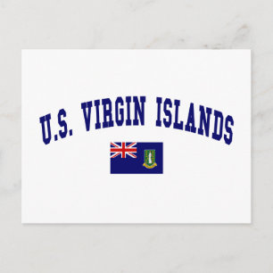 U.S. Virgin Islands Style Postcard