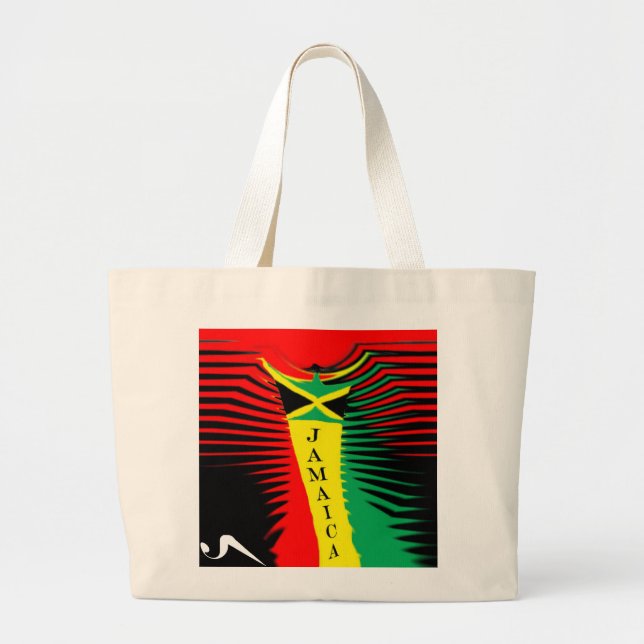 U Seet Jamaica Rebel Tote Bag (Front)