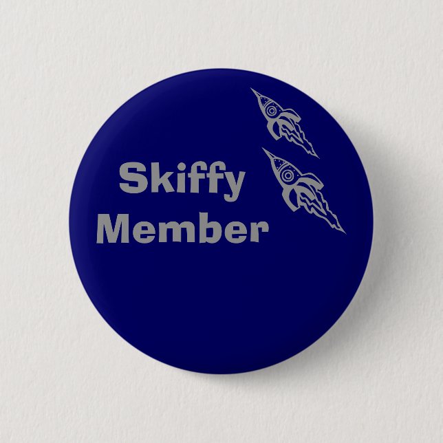 U, Skiffy Member, U 2 Inch Round Button (Front)