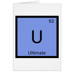U - Symbole de chimie sportive de Frisbee