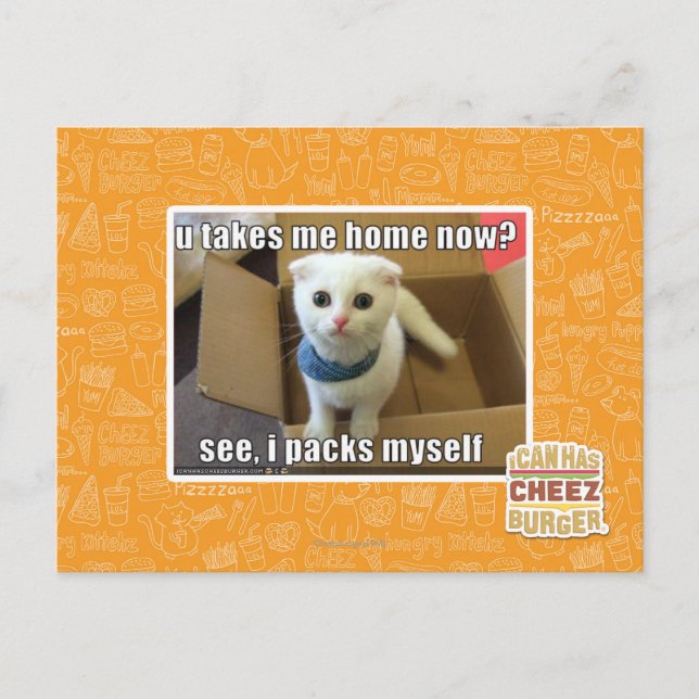 U take me home now? postcard (Front)