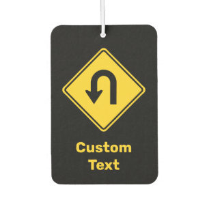 U-Turn Sign Air Freshener