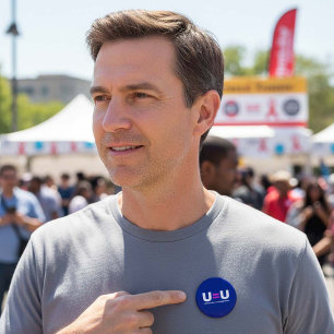 U=U HIV Undetectable Equals Untransmittable 2 Inch Round Button