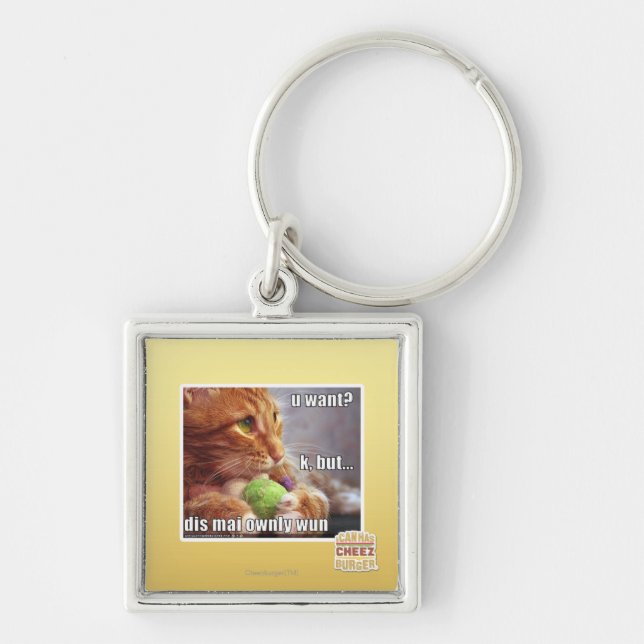 U want? keychain (Front)