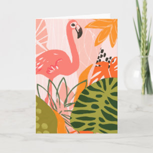 UA Jungle Flamingo II Card