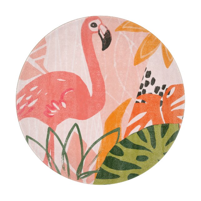 UA Jungle Flamingo II Cutting Board (Front)