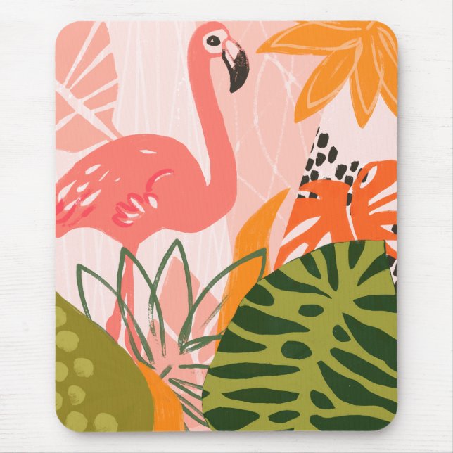 UA Jungle Flamingo II Mouse Pad (Front)