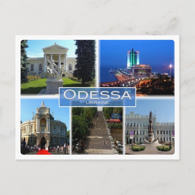 UA Ukraine - Odessa - Postcard (Front)