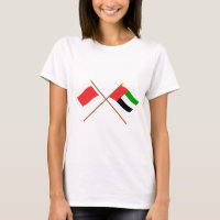 UAE and Sharjah Crossed Flags