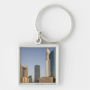 UAE, Dubai. Park Place Tower and other Keychain