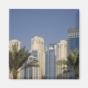 UAE, Dubai. Towers of Jumeirah Beach Residence Magnet