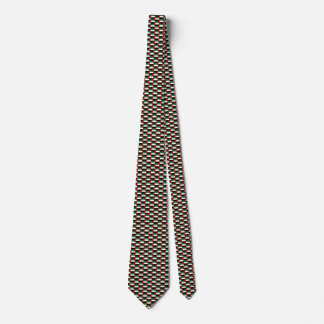 UAE Flag Honeycomb Tie