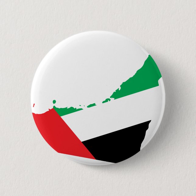 Uae flag map 2 inch round button (Front)
