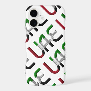 UAE United Arab Emirates Flag Colours Typography