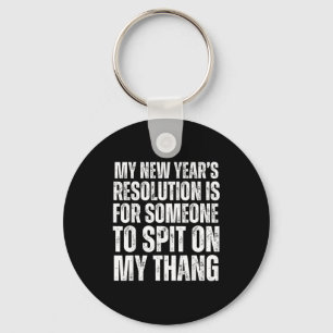 Ual Innuendo Funny Offensive Adult Humor New Years Keychain