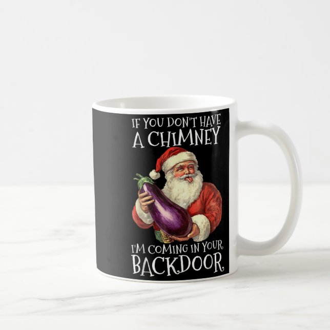 Ual Innuendo Santa Rude Christmas  Coffee Mug (Right)