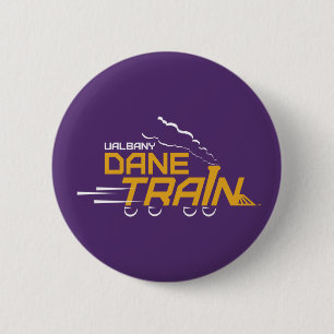 UAlbany Dane Train Logo 2 Inch Round Button