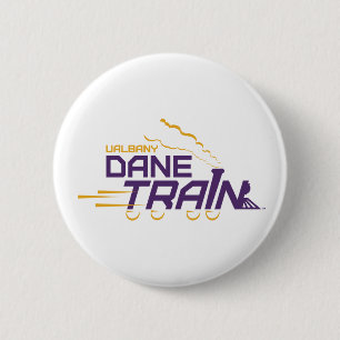 UAlbany Dane Train Logo 2 Inch Round Button