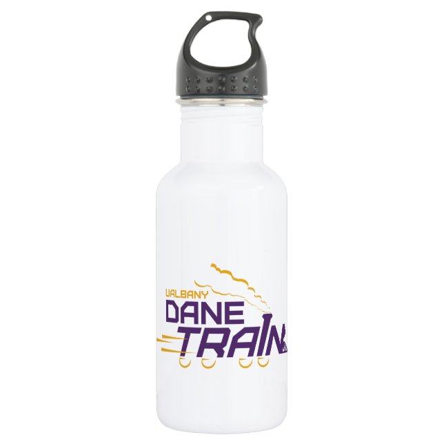 UAlbany Dane Train Logo 532 Ml Water Bottle (Front)