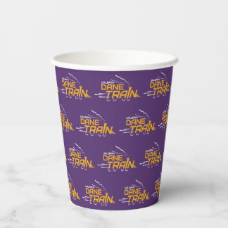 UAlbany Dane Train Logo Paper Cups