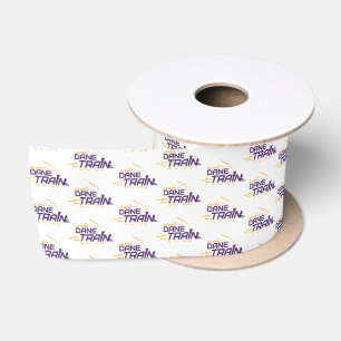 UAlbany Dane Train Logo Satin Ribbon