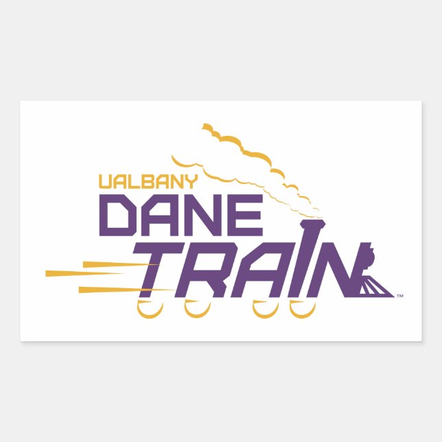 UAlbany Dane Train Logo Sticker (Front)