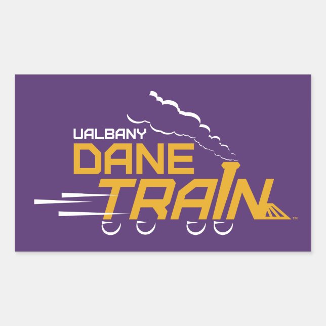 UAlbany Dane Train Logo Sticker (Front)