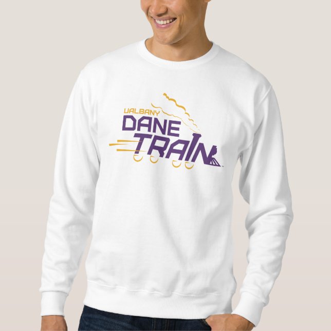 UAlbany Dane Train Logo Sweatshirt (Front)