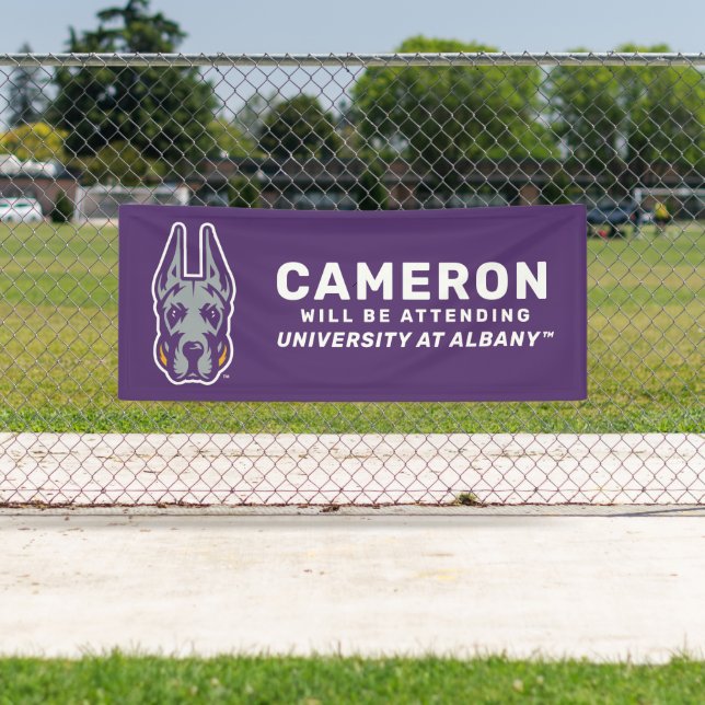 UAlbany Great Danes | Graduate Will Be Attending Banner (Insitu)