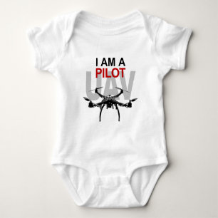 UAV Quadpilot Quadcopter Pilot Baby Bodysuit