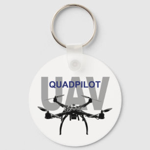 UAV Quadpilot Quadcopter Pilot Keychain