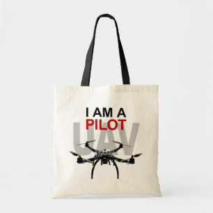 UAV Quadpilot Quadcopter Pilot Tote Bag