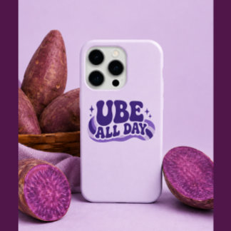 Ube All Day iPhone 15 case