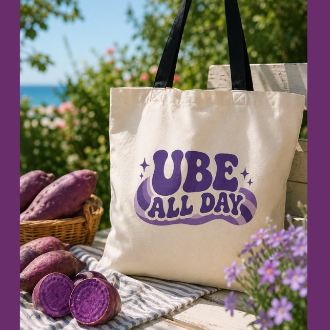 Ube All Day Mug Tote Bag (Creator Uploaded)