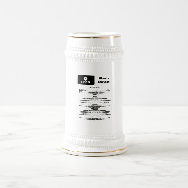 Uber Flash Direct Guidelines Beer Stein (Center)