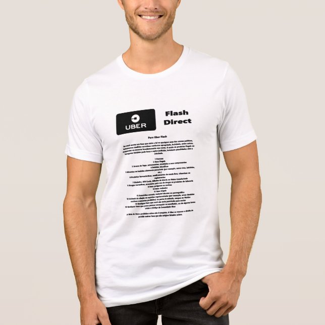 Uber Flash Direct Guidelines Tri-Blend Shirt (Front)