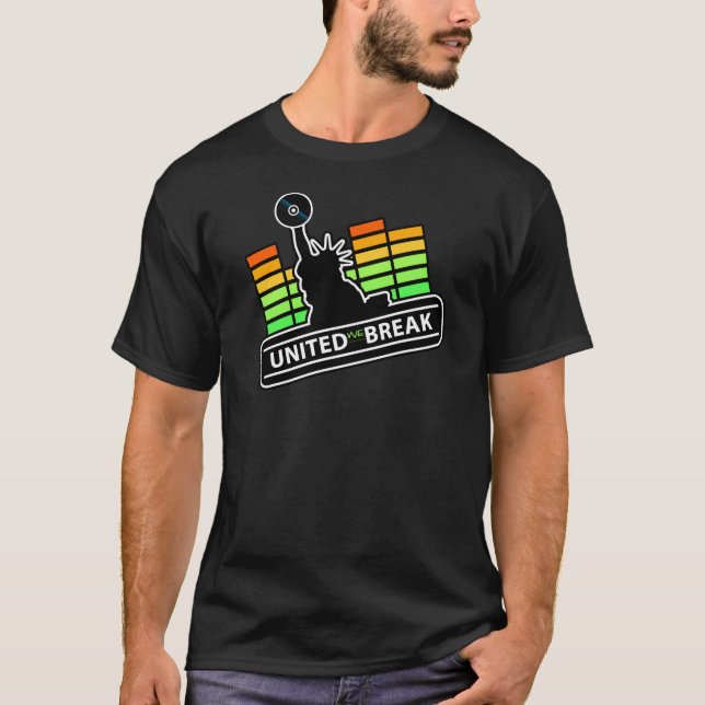 UBFM - Madame Liberty Black T-Shirt (Devant)