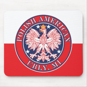 Ubly Michigan Polish Eagle Mouse Pad