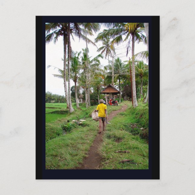 Ubud Bali Postcard (Front)