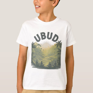 Ubud Li Rice Fields Jungle Meditation Yoga  T-Shirt