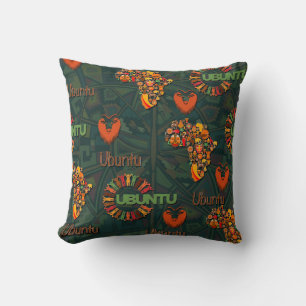 Ubuntu - I am because we are. Throw Pillow